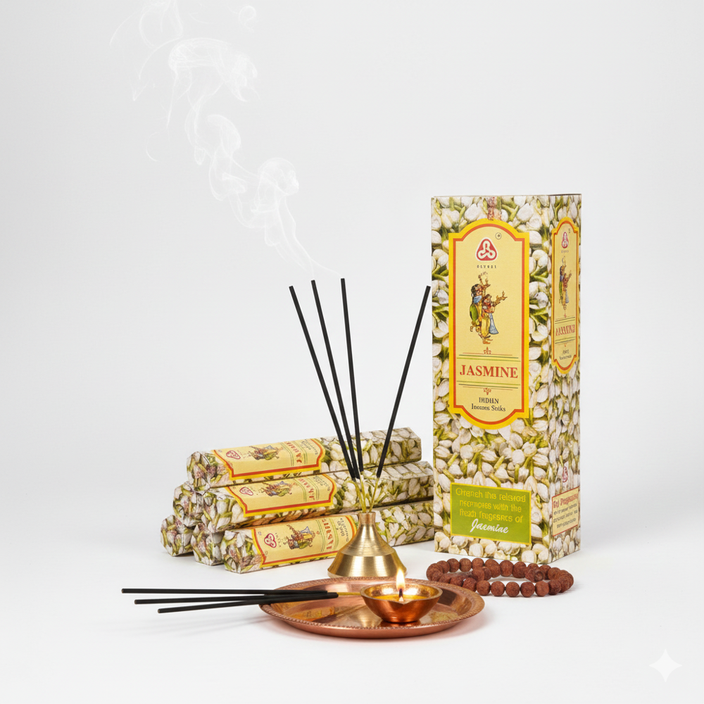 Jasmine Incense Sticks - Burning Time: 30 Minutes