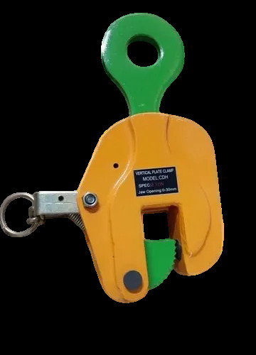 Vertical Plate Lifting Clamp - Color: Yellow & Green
