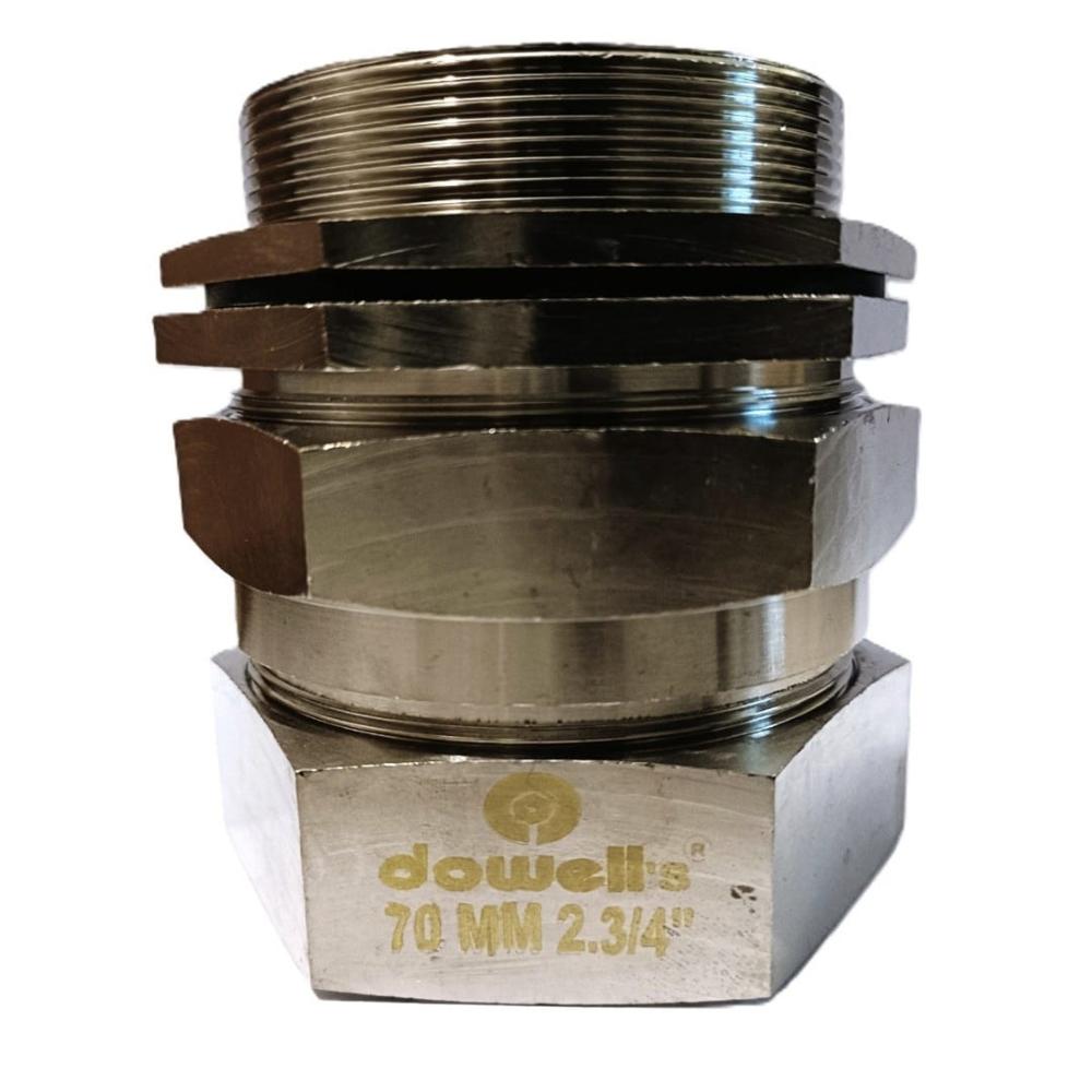 70mm Double Compression Brass Cable Glands - Application: Industrial