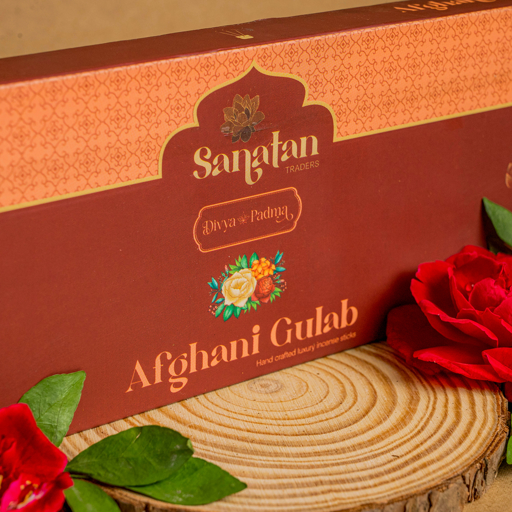 Afghani Gulab Luxury Incense Sticks - Diameter: 2-3 Millimeter (Mm)