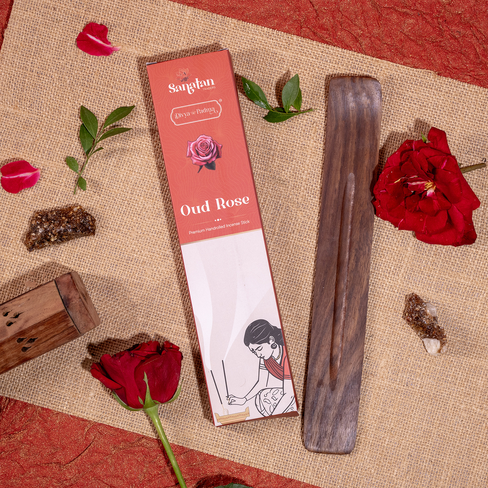 Oud Rose Incense Sticks - Diameter: 2-3 Millimeter (Mm)