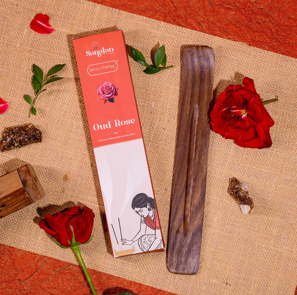 Oud Rose Incense Sticks - Diameter: 2-3 Millimeter (Mm)