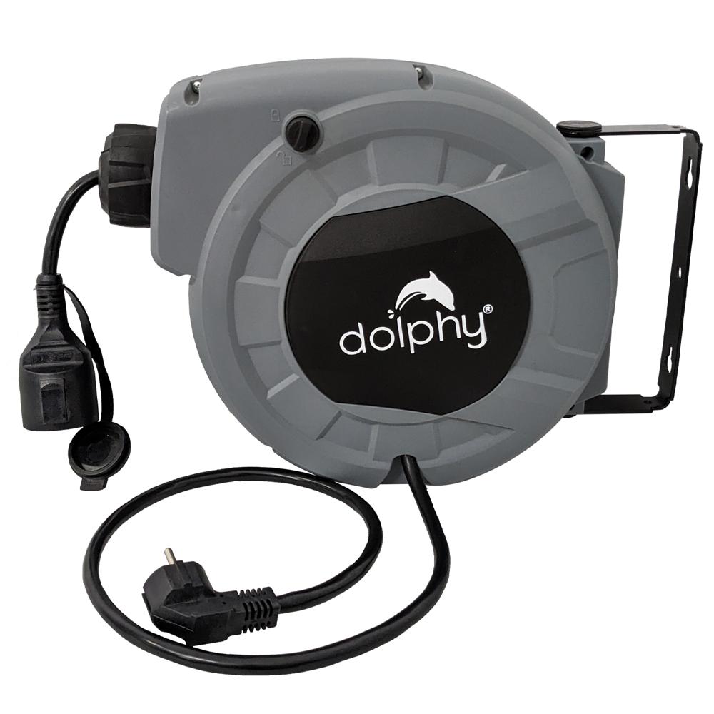 Automatic Cable Reel - Color: Black & Gray