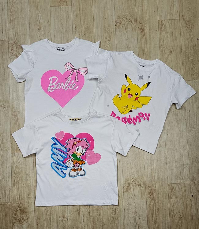 Girls Printed T-Shirts Assorted