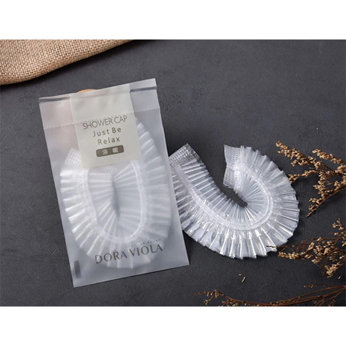 Shower Caps - Color: White