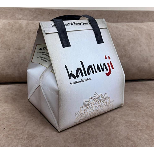 Bopp Non Woven Insulation Food Bag - Color: White