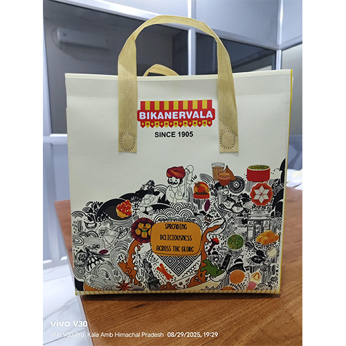 Bopp Non Woven Insulation Food Bag - Color: White