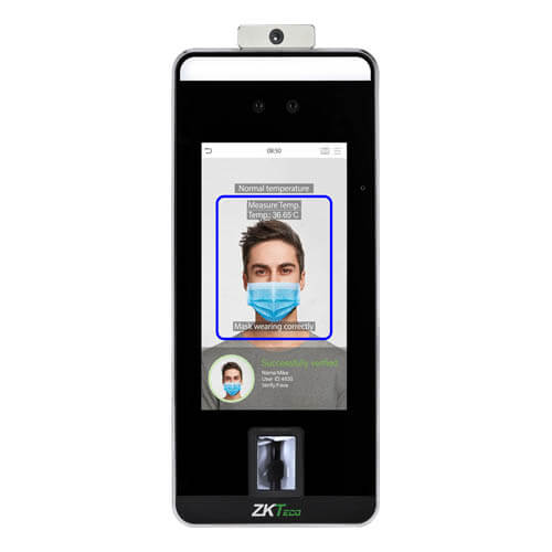 Speedface V5l (Td) Touchless Face Detection Attendance System With Body Temperature