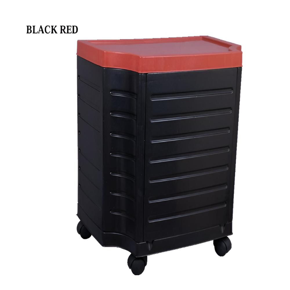 BLACK AND RED LOTOUS BATTERY TROLLEY