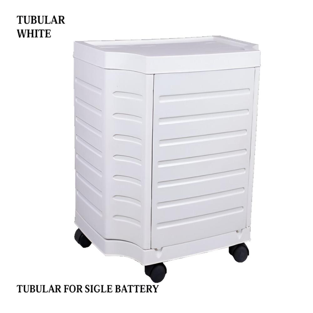 Tubular White Lotous Trolley