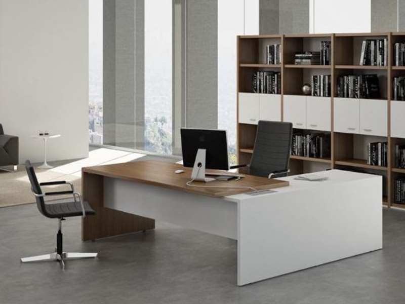Office Desk With Shelves Executive Table