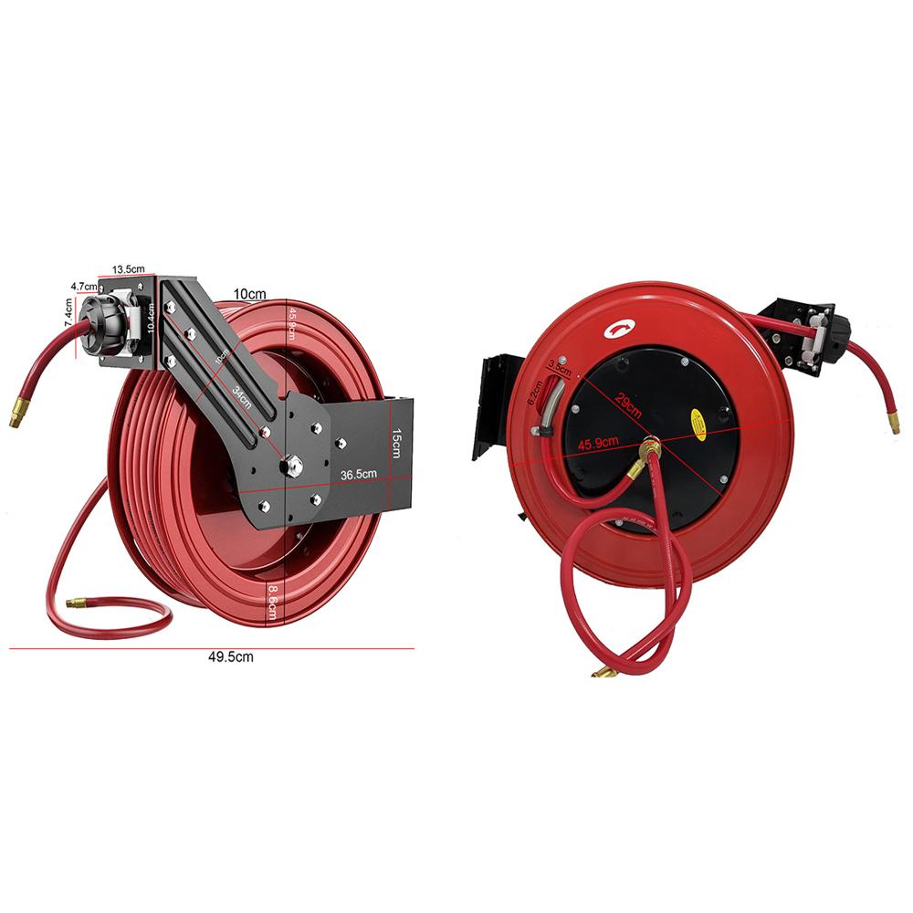 Auto air hose reel