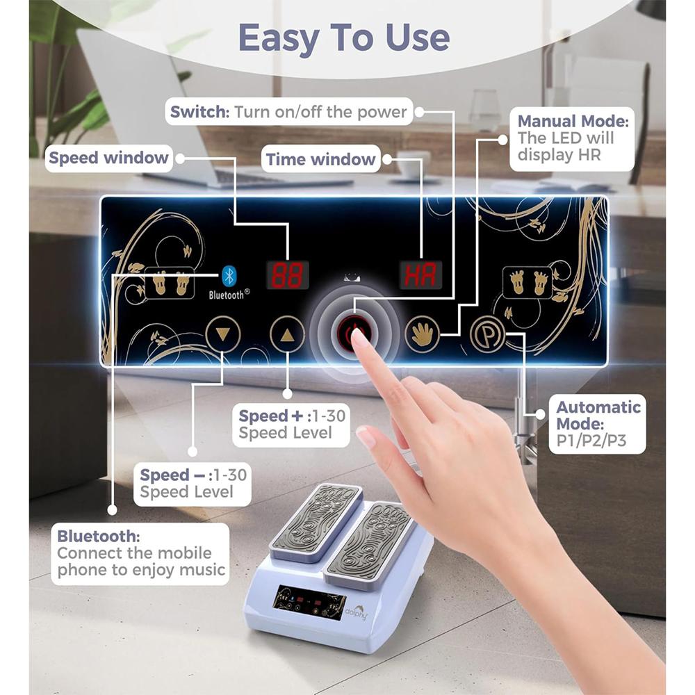 Dolphy Electric Seated Leg Exerciser - Application: Gain Strength