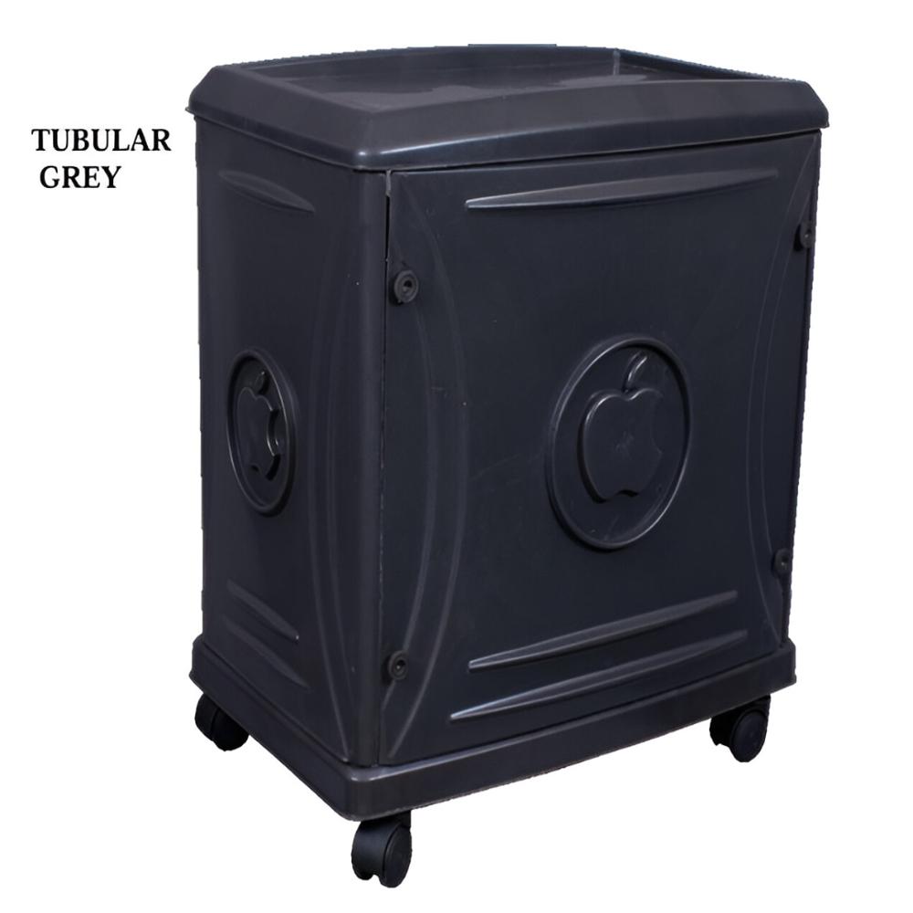 APPLE TALL TUBULAR GREY TROLLEY