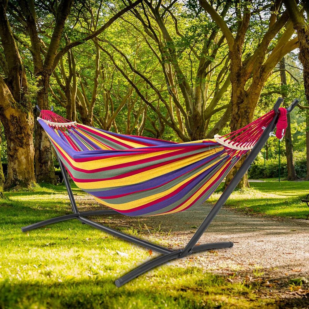 8 Feet Hammock With Stand Set