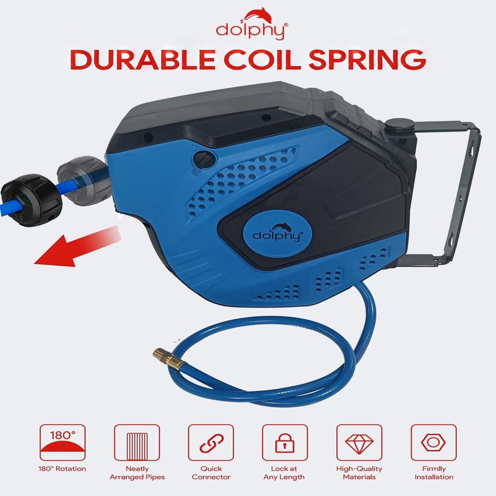 Auto air hose reel