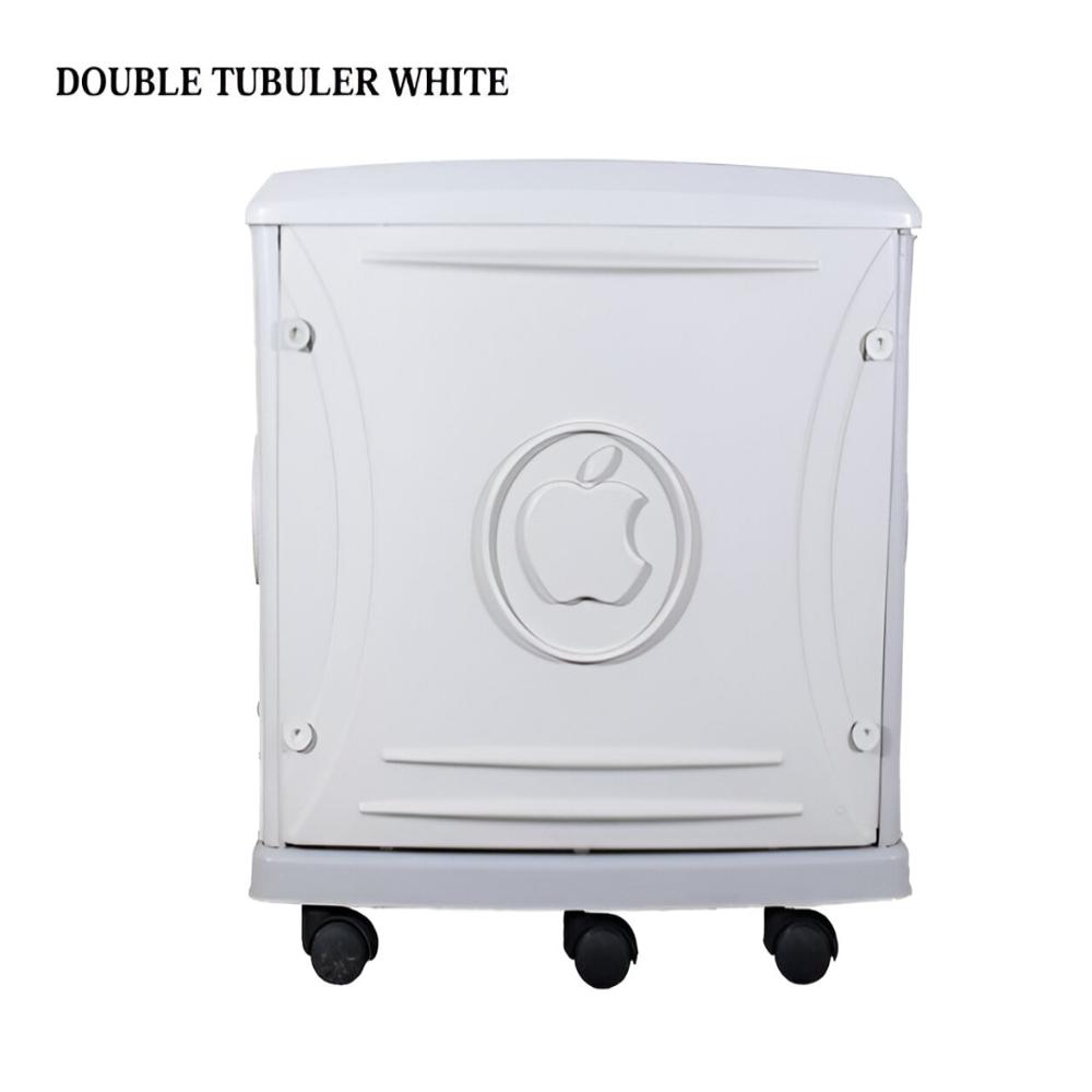 DOUBLE TALL TUBULAR APPLE WHITE TROLLEY