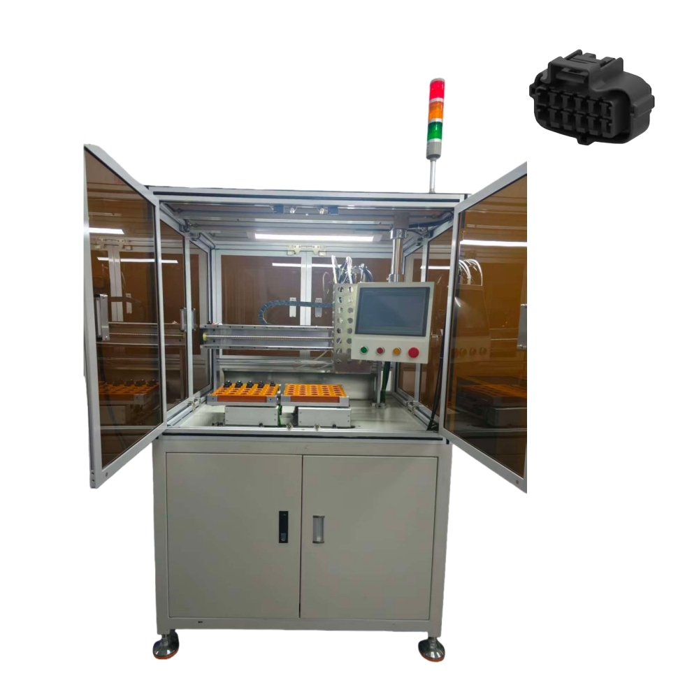 Dual-station Fully Automatic Waterproof Plug Insertion Machine, 3s/pcs, 98% Yield, For Wire Harness Assembly - Voltage: 220 Volt (V)