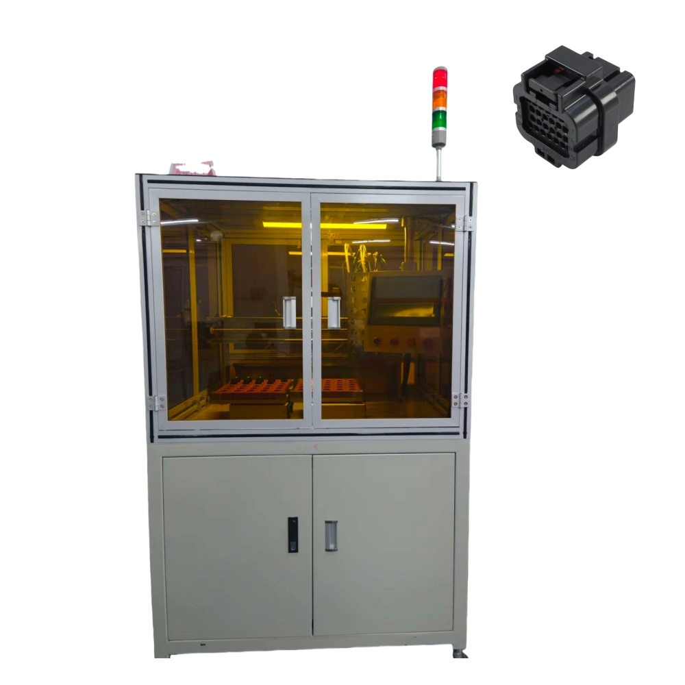 Dual-station Fully Automatic Waterproof Plug Insertion Machine, 3s/pcs, 98% Yield, For Wire Harness Assembly - Voltage: 220 Volt (V)