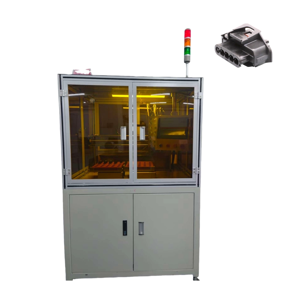 Dual-station Fully Automatic Waterproof Plug Insertion Machine, 3s/pcs, 98% Yield, For Wire Harness Assembly - Voltage: 220 Volt (V)