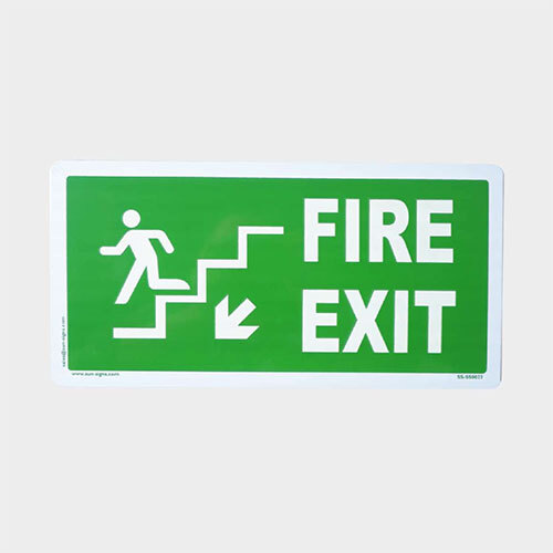 Fire Exit Signage - Application: Outdoor