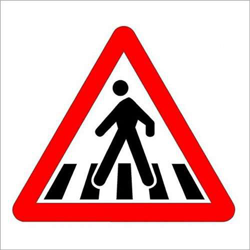 Road Signage - Color: White And Red