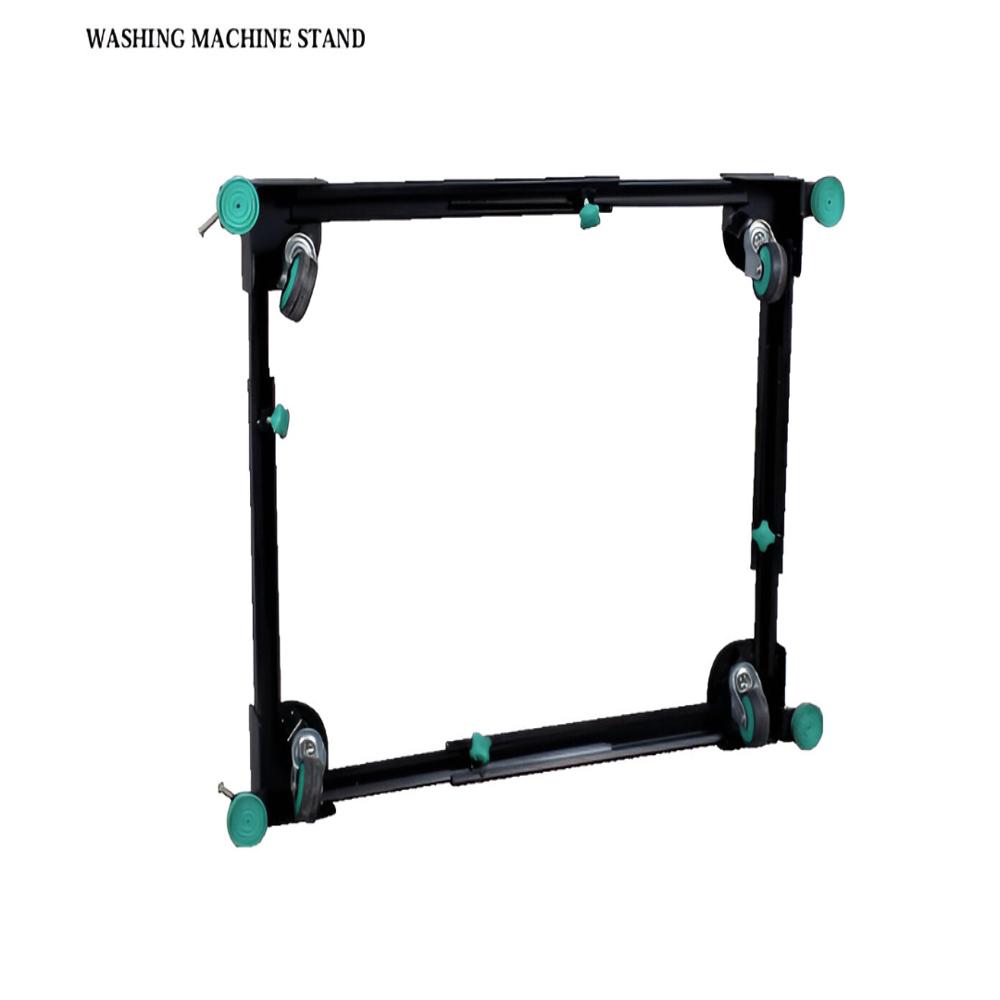 ADJUSTABLE IFB WASHING MACHINE TROLLEY BLACK