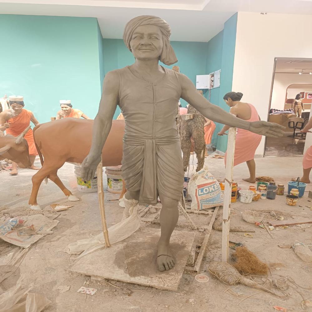 FRP Human standing statue