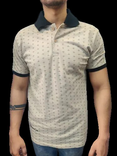 Mens Printed T Shirt - Fabric Type: Cotton
