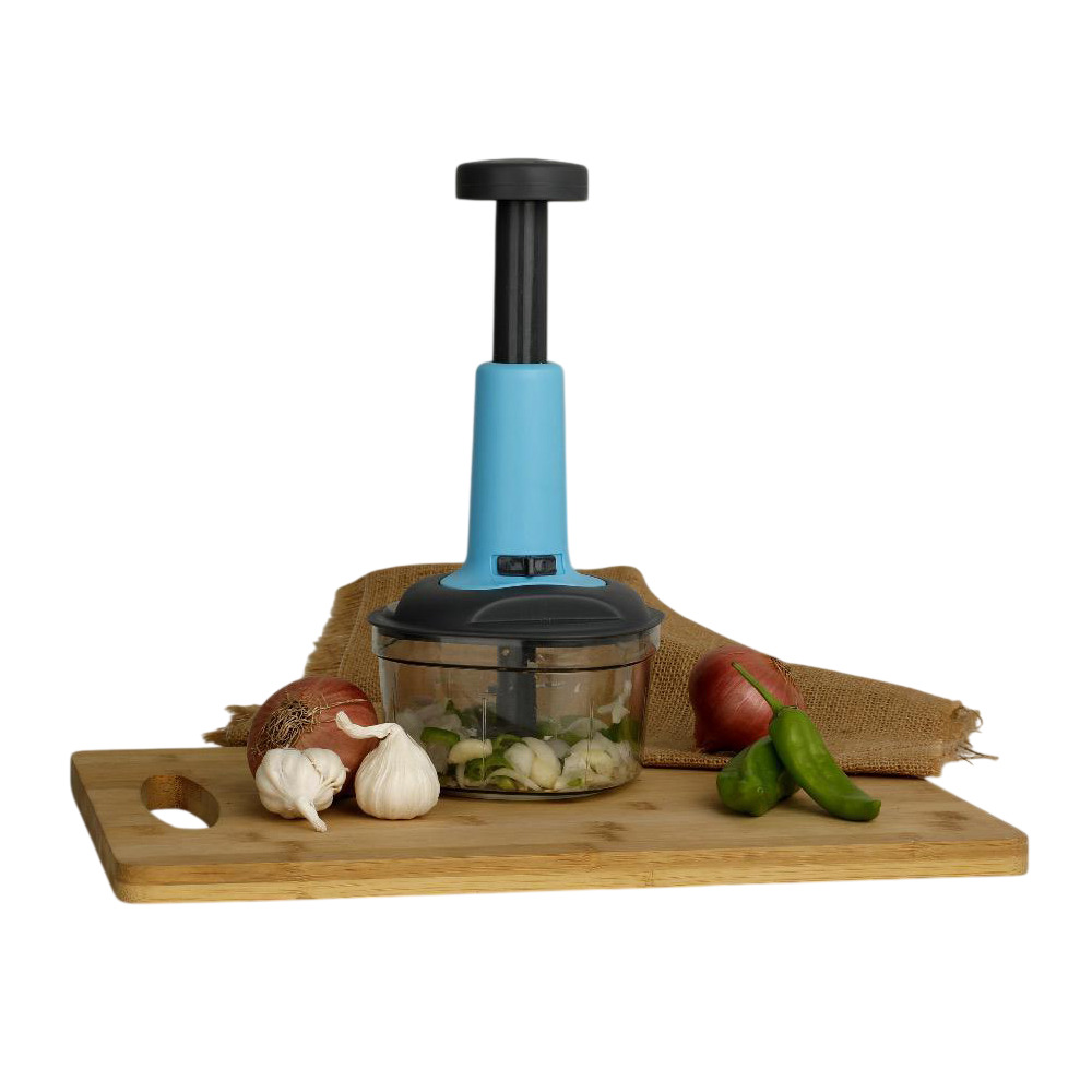 Hand Press Push Chopper For Vegetable - Color: Different Available