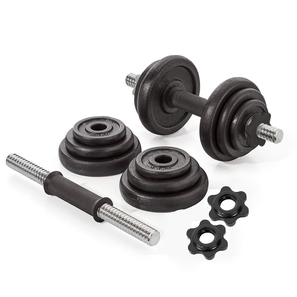 Dolphy 15Kg Cast Iron Dumbbell Set - Application: Tone Up Muscle