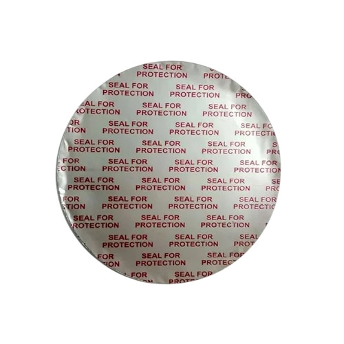 Aluminium Printed Sealing Foil - Color: Silver