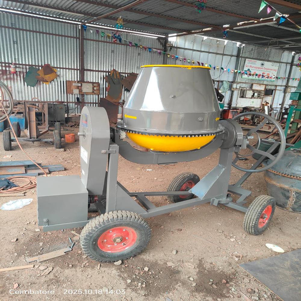हाफ बैग कंक्रीट मिक्सर मशीन - क्षमता: 500 kg से 5 Ton kg/hr
