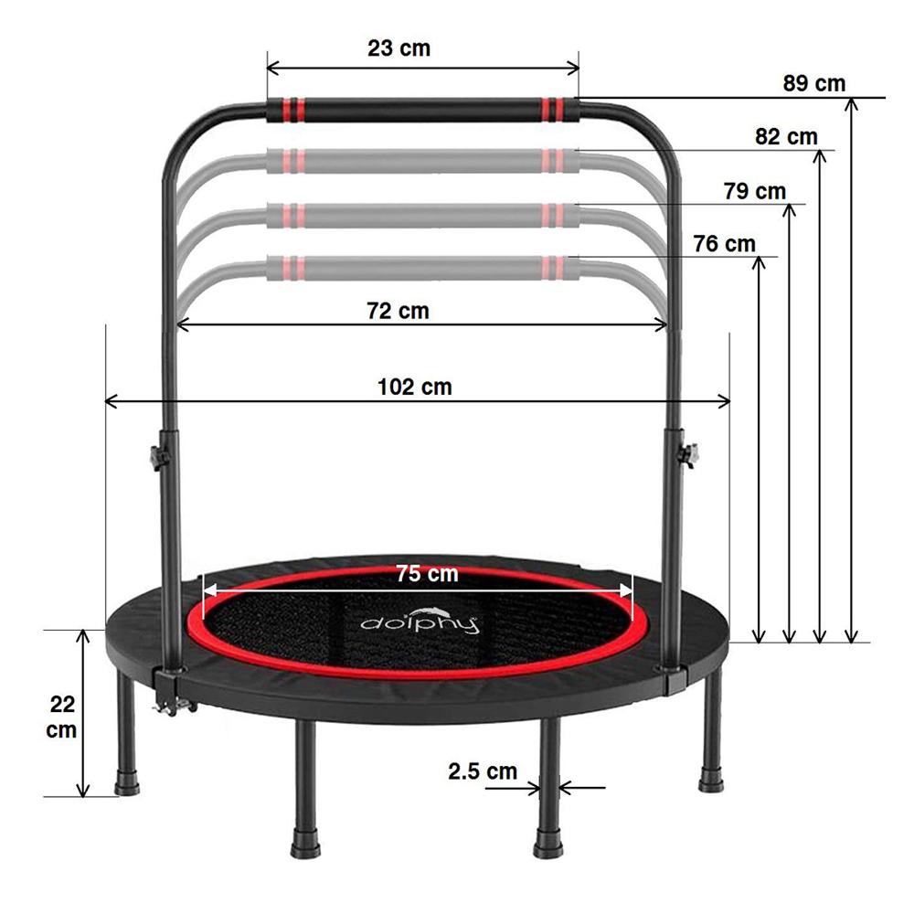 Portable & Foldable Trampoline With Handle
