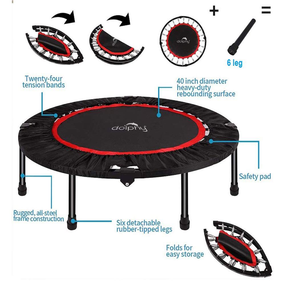Portable & Foldable Trampoline With Handle