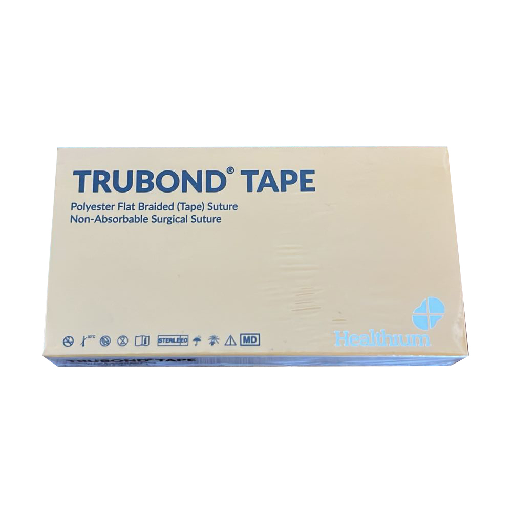 Trubond Tape Absorbable Surgical Sutures - Color: White