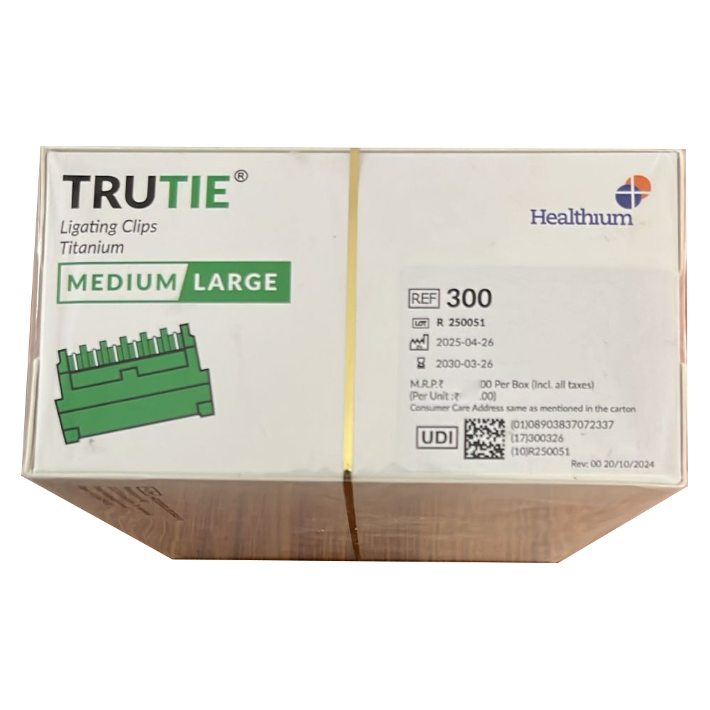 Trutie 300 Titanium Ligating Clips - Color: Green