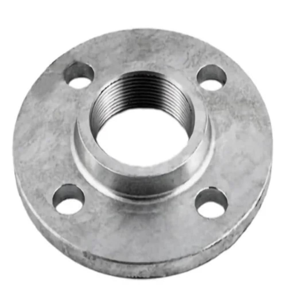 Industrial Welding Neck Flanges - Steel, Customized Size, Silver | High-temperature & High-pressure Compatibility, 5000 Psi, Galvanized Finish
