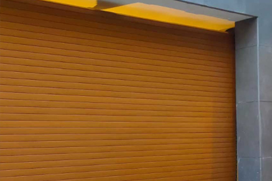 Imported Rolling Shutter - Color: Yellow