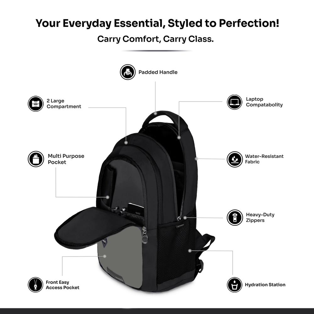 Black Barfi - 30L Backpack