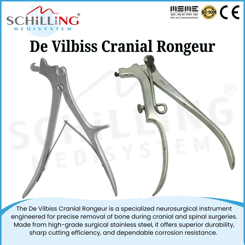 Schilling De Vilbiss Cranial Rongeur - Material: Stainless Steel