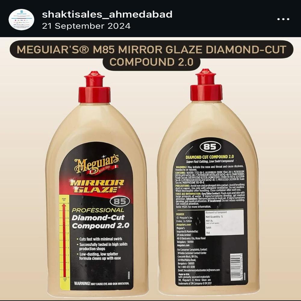 Meguiars Diamond Cut - Application: Metal & Wood