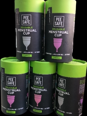 Pee Safe Reusable Menstrual Cup - Attributes: Waterproof