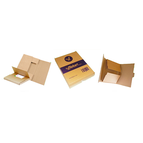 Book Fold Boxes - Color: Brown