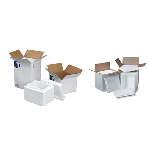 Insulated Shippers - Color: White