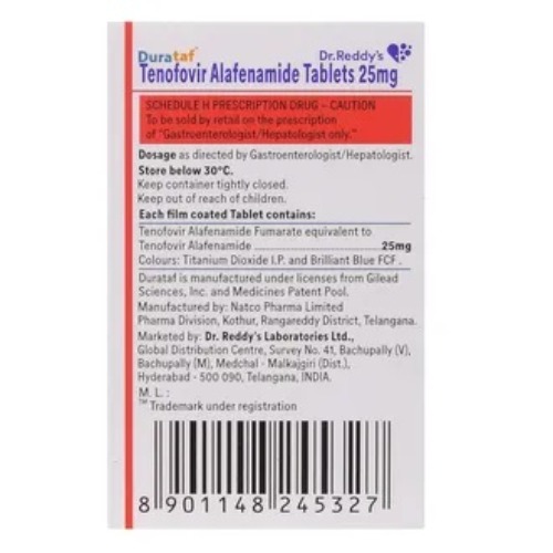 Durataf 25 Mg Tablet