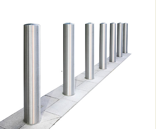 Hydraulic Bollard - Color: Silver