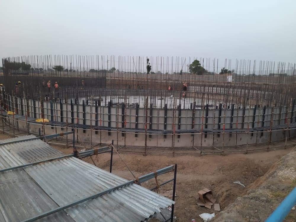 Biodigster Tank Form Work - New Grey High-quality Formwork Solution | Built For Reliable Applications In Construction