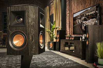 Surround Sound Speakers - Color: Black