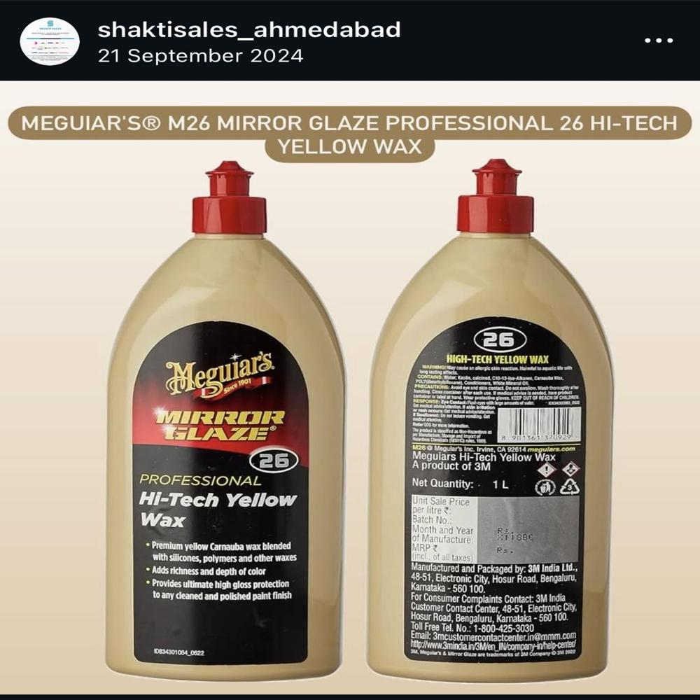 meguiar yellow wax